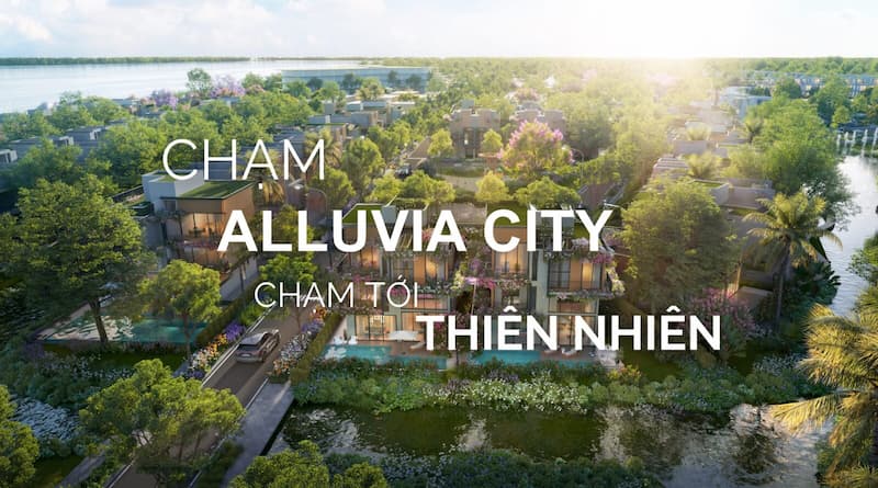 Sống xanh tại dự án Alluvia City